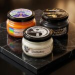 شمع جار شیشه ای